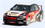 rallye hustopece 2008 - mitsubishi lancer evo ix - karel trojan